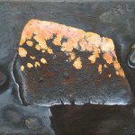 Sligachan Rocks, 20x15cm, acrylic on canvas