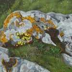 Warton Crag, 76x61cm, acrylic on canvas